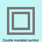 Double insulated symbol