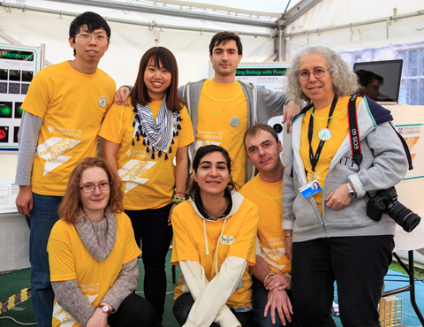 Science Festival marquee team 480